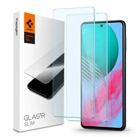 Apsauginis stiklas SPIGEN GLAS.TR „EZ FIT“ 2 rinkinys - SAMSUNG M54 5G permatomas