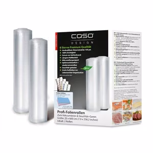 Caso 01221 – ribbed vacuum-film rolls, 2 pcs., 20×600 cm