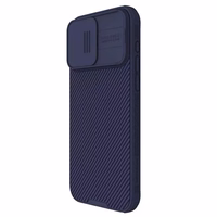 Nillkin CamShield Pro PC+TPU dėklas telefonui Iphone 15 Pro Max violetinis