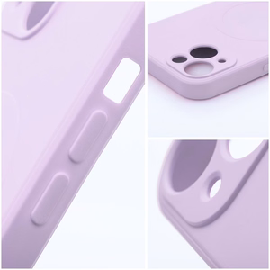 Silikoninis MAG COVER dėklas telefonui iPhone 17 Pro Max rožinis, suderinamas su MagSafe