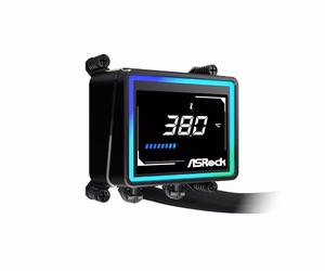 Asrock Challenger 360 Digital procesoriaus skysčio aušinimo rinkinys 12 cm juodas