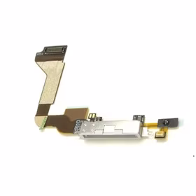 Lanksčioji jungtis skirta iPhone 4G įkrovimo kontakto balta