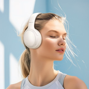 Baltos Bluetooth ausinės Borofone BO29 Fascinador