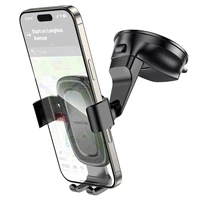 Borofone automobilinis gravitacinis laikiklis BH130 Follower prie stiklo juodas