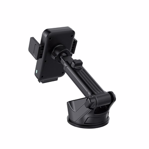 XO car holder WX043 with wireless inductive charger black 15W with suction cup