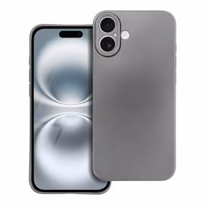 METALLIC dėklas telefonui IPHONE 16 Plus pilkas
