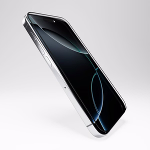 Puro Lankstus Stiklas D3O Hibridinis Stiklas su Juodu Rėmeliu iPhone 16 Pro Max