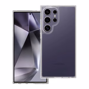 SUPER CLEAR HYBRID dėklas telefonui SAMSUNG S24 Ultra skaidrus