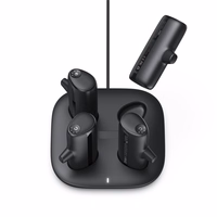 4 Veger W007CK 5000mAh išorinių baterijų rinkinys (2x Lightning + 2x USB-C) su įkrovimo stotele - juoda