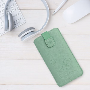 WONDER Deko Pouch Dėklas (Size XXL) Samsung S25 Ultra/S24 Ultra/M35/M23/A16 5G/Xiaomi Raudonasmi 14C žalias