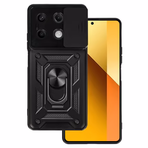 Slide Camera Armor Dėklas Xiaomi Redmi Note 13 5G juodas