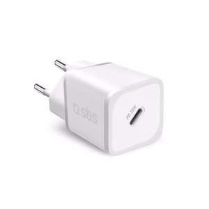 SBS TETRGAN1C20W 20W GaN sieninis įkroviklis su Power Delivery - baltas