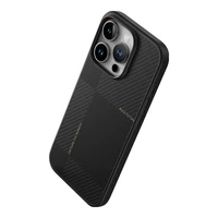 Rock Itin plonas Aramido pluošto Kevlar 600D dėklas Iphone 16 Pro juodas