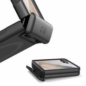 Tech-Protect Kevlar Aura dėklas, skirtas Samsung Galaxy Z Flip 8, suderinamas su MagSafe – juodas