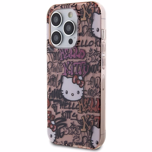 Hello Kitty IML Tags Graffiti dėklas telefonui iPhone 13 Pro / 13 - rožinis