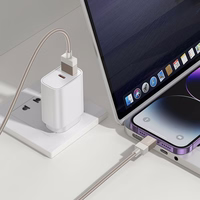 Kabelis USB A į Lightning Hoco 2,4A 1 m X110 auksinis