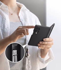 Ringke Onyx Flap dėklas, skirtas Samsung Galaxy Z Fold 8, suderinamas su MagSafe – juodas