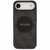 Guess 4G Circle Classic Logo Magnetinis dėklas telefonui iPhone Air - juoda