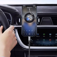 BWOO kabelis AUX 3,5 mm - Lightning BO-AUX068 juodas