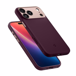 Spigen Nano Pop MagSafe  iPhone 18 Pro / 17 Pro dėklas, tamsios vyšnių spalvos