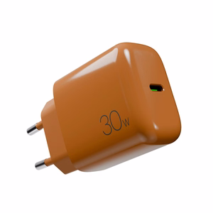 "Puro Pro Lite" 30 W USB-C sieninis įkroviklis - oranžinis