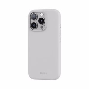 Benks magnetinis Vita Pro silikoninis dėklas telefonui, skirtas Iphone 16 Pro, pilkas