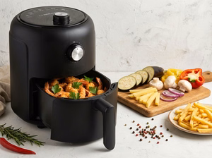Esperanza EKA001 – hot-air fryer, 2.6 L, 1000 W, black