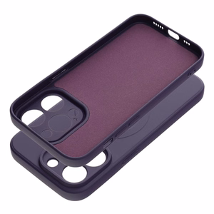 Dėklas Silicone Mag Cover (MagSafe) skirtas iPhone 14 Pro violetinis