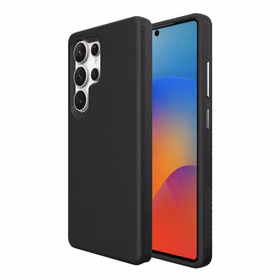 Dėklas Perfectionists Triangle Case Samsung S908 S22 Ultra 5G juodas