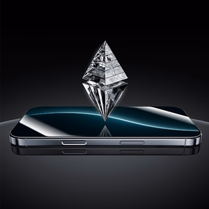 Benks Apsauginis stiklas Glass Warrior Safyro danga skirta iPhone 17 Pro - juodas