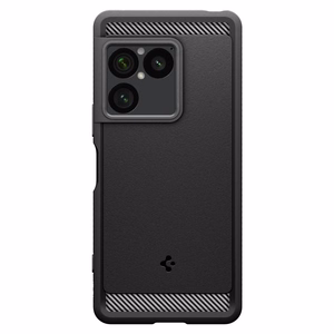 Spigen Rugged Armor dėklas, skirtas „Sony Xperia 1 VIII“ – matinis juodas
