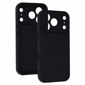 Matinis dėklas telefonui iPhone 17 Pro - juodas