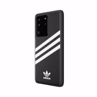 Adidas OR formuotas PU dėklas Samsung Galaxy S20 Ultra - juodas ir baltas