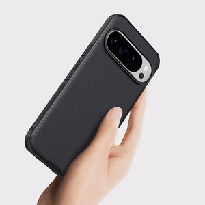 "Nillkin Super Frosted Shield Pro" magnetinis dėklas "Google Pixel 10/10 Pro", suderinamas su "MagSafe" - juodas