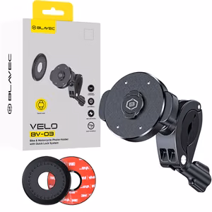 Blavec BV-03 Velo Quick Lock MagSafe Bicycle Holder for Handlebar (BV03-QLMHB) black