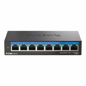 D-Link DMS-108/E – 8 jungčių nevaldomas 2,5G daugiagigabitinis stalinis tinklo komutatorius