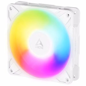 ARCTIC P12 PRO Reverse PWM PST A-RGB korpuso ventiliatorius, 4-pin, 120mm, baltas