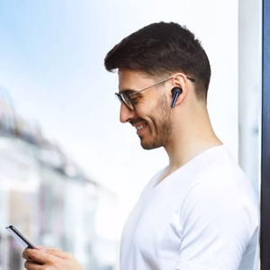 Bluetooth laisvų rankų įranga Dudao JR-FN2 juoda (Bluetooth 5.4)