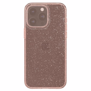 Spigen Liquid Crystal Glitter чехол для iPhone 15 Pro Max - розовый/прозрачный