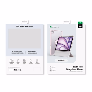 "AmazingThing Titan Pro Mag" dėklas "iPad Air M3" 11" - rožinis
