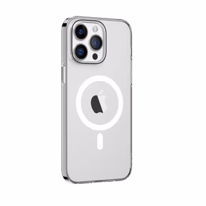 Comma чехол Hard Jacket Mag iPhone 15 Plus прозрачный антибактериальный