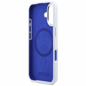 BMW M Silicon Horizontal Line MagSafe deklas, skirtas iPhone 17 - Baltas