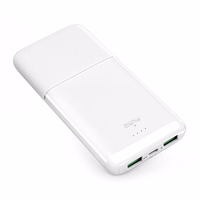Išorinė baterija Puro DAILY 10 PLUS 10000mAh 2x USBA / 1x USB-C 22.5W - balta