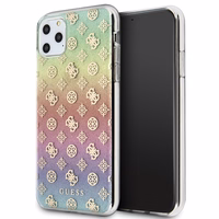 Guess GUHCN65PEOML iPhone 11 Pro Maxmulticolor kietasis dėklas Iridescent 4G Peony