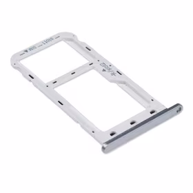 SIM kortelės laikiklis Huawei P9 Lite Mini/Y6 Pro 2017 sidabrinis originalus (service pack)