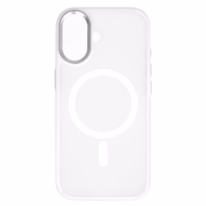 Liavec Cloudy Case with Metal Camera Frame for Iphone 17 white (Camera Control Button)