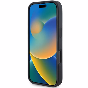 Mercedes MB Mėlynos linijos odinis MagSafe dėklas iPhone 16 Pro Max - Tamsiai mėlynas