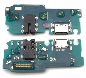 Lanksčioji jungtis Samsung A127 A12 Nacho (A12S) 2021 su įkrovimo kontaktu, mikrofonu, ausinių lizdu originali (service pack)