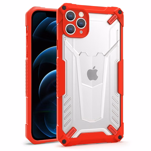 Tel Protect hibridinis dėklas telefonui Iphone 13 Pro raudonas