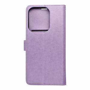 MEZZO knygos tipo dėklas telefonui XIAOMI Redmi 15C (173,16 x 81,07 x 8,2) su sapnų gaudykle, violetinis